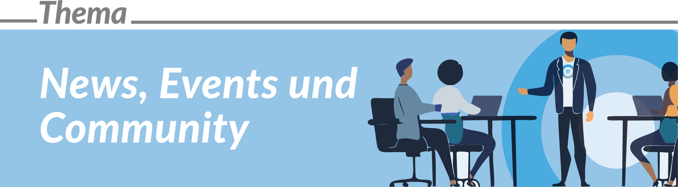 News, Events und Community